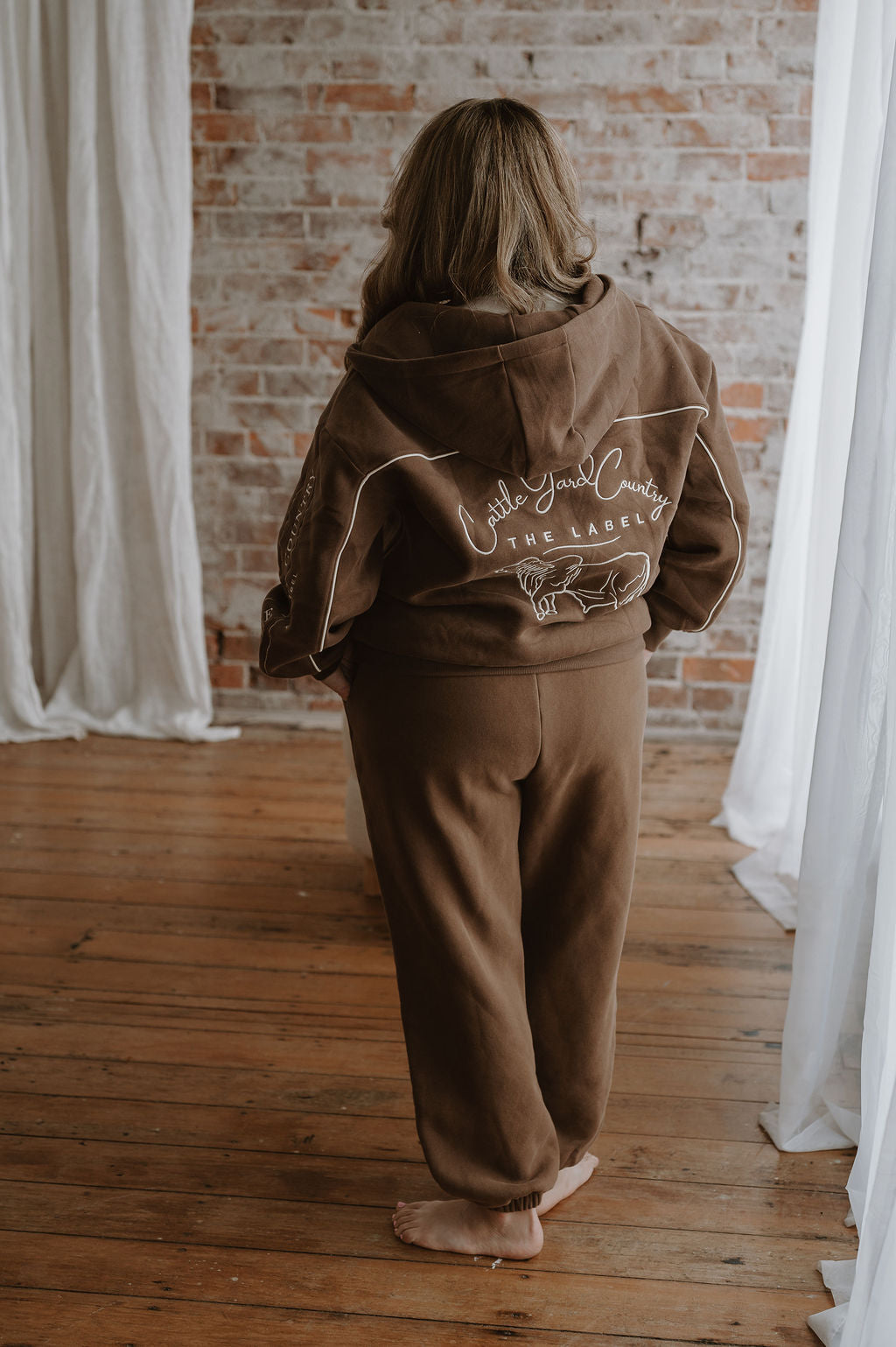 Cattle Yard Country Zip Hoodie