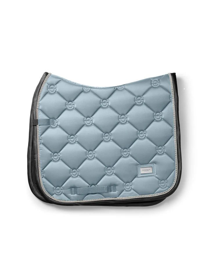 Equestrian Stockholm Dressage Saddle Pad Ice Blue Pearl