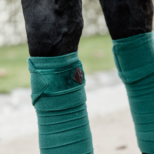 Kentucky Velvet Polar Fleece Bandage -Emerald