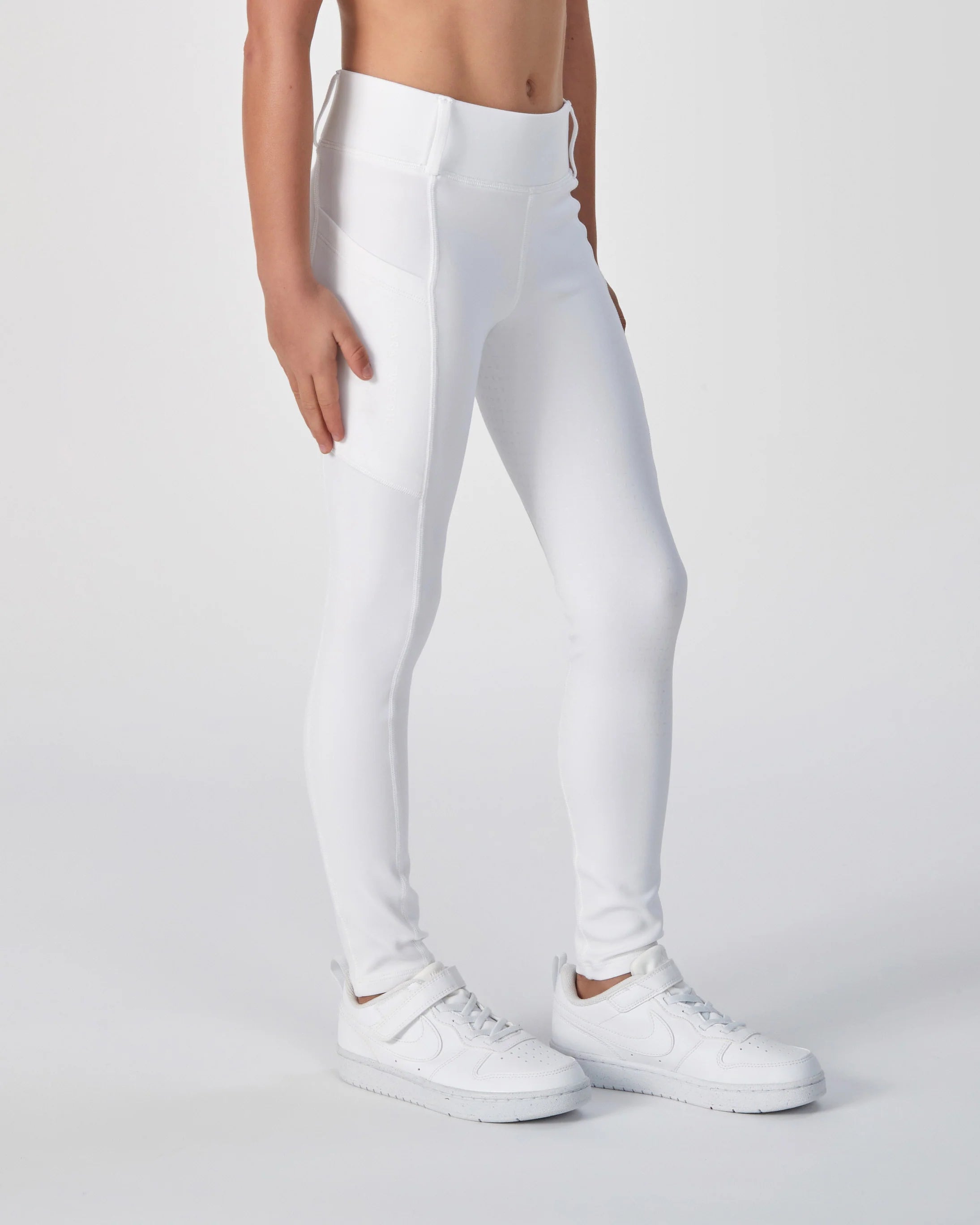 Lara Tweedie Kids Harmony Performance Tights White