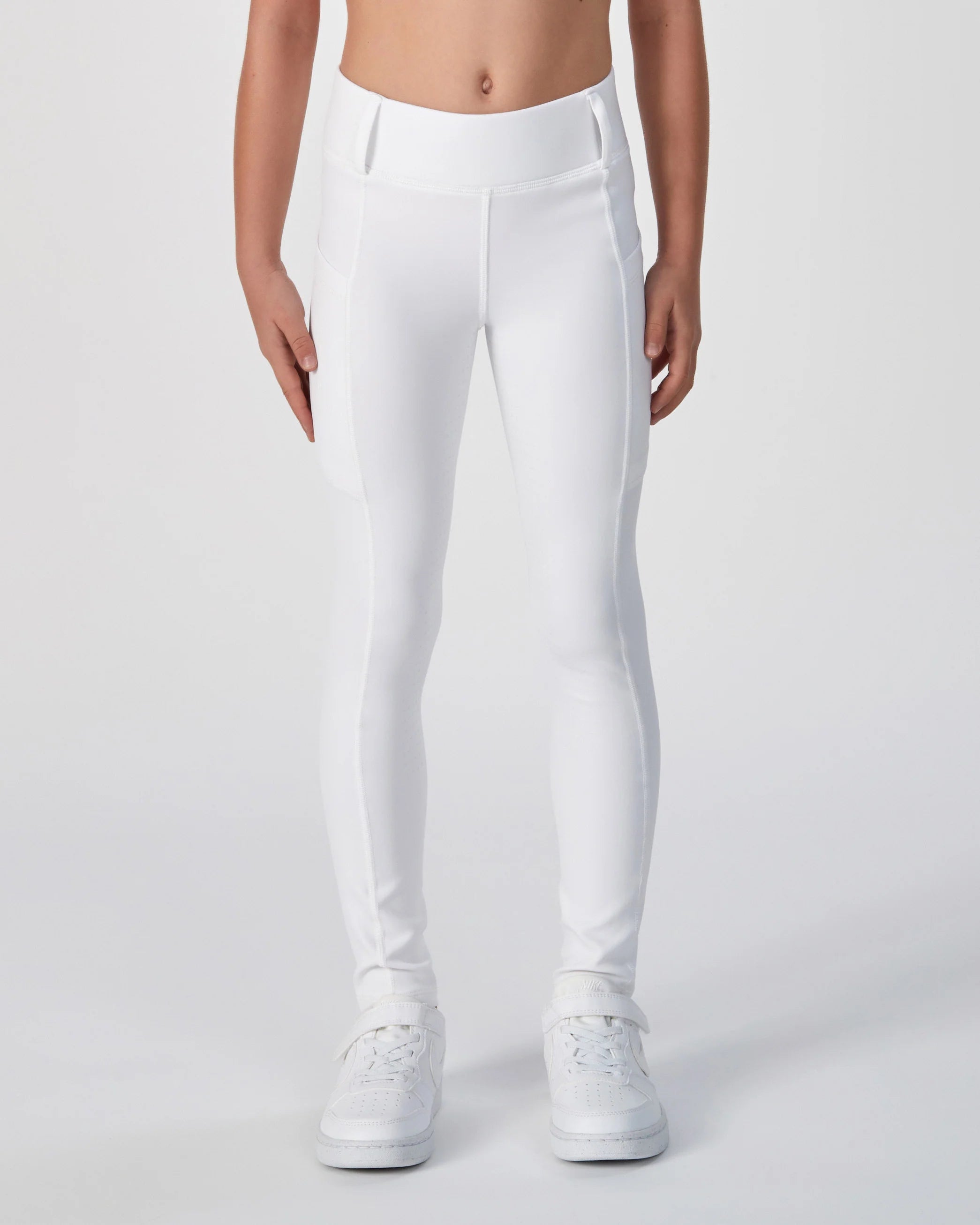 Lara Tweedie Kids Harmony Performance Tights White