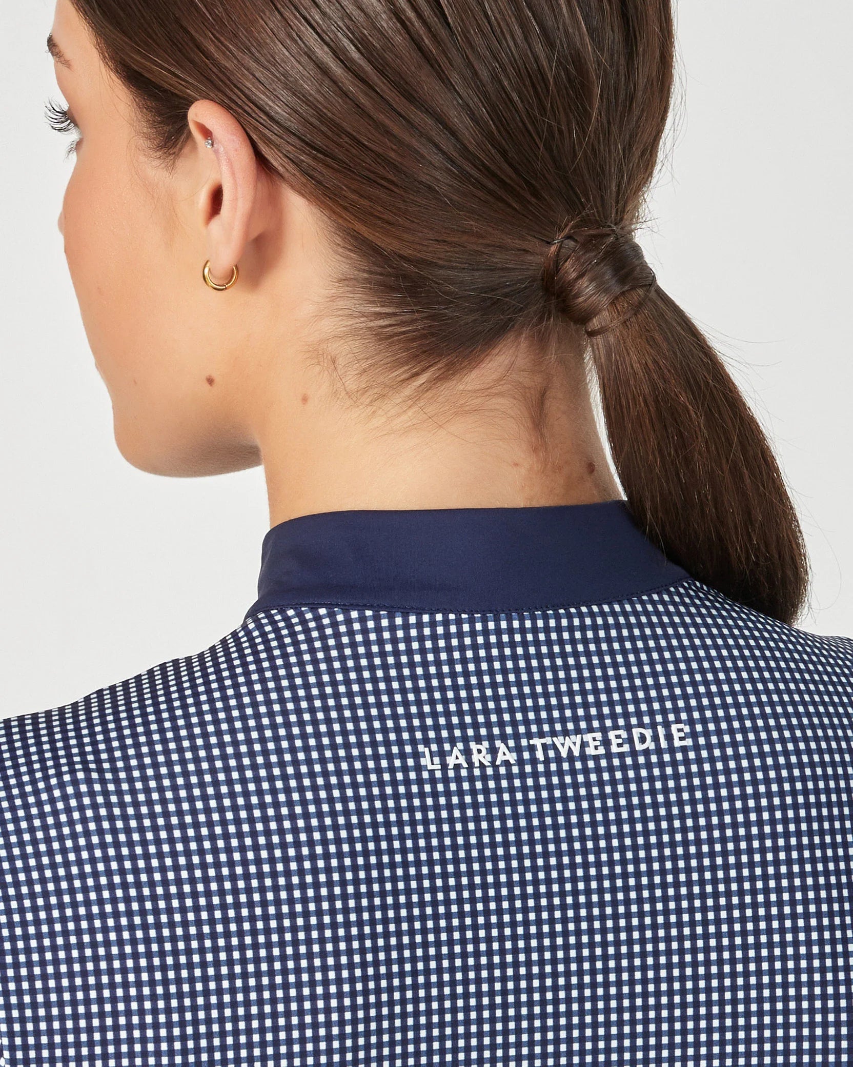 Lara Tweedie Mini Check Training Top Long Sleeve