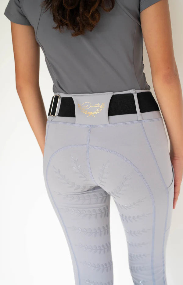Diavita StrideFlex Riding Leggings - Soft Slate