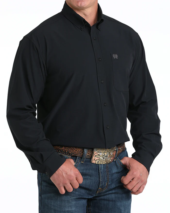 Cinch Men's Modern Fit Western Shirt Black
