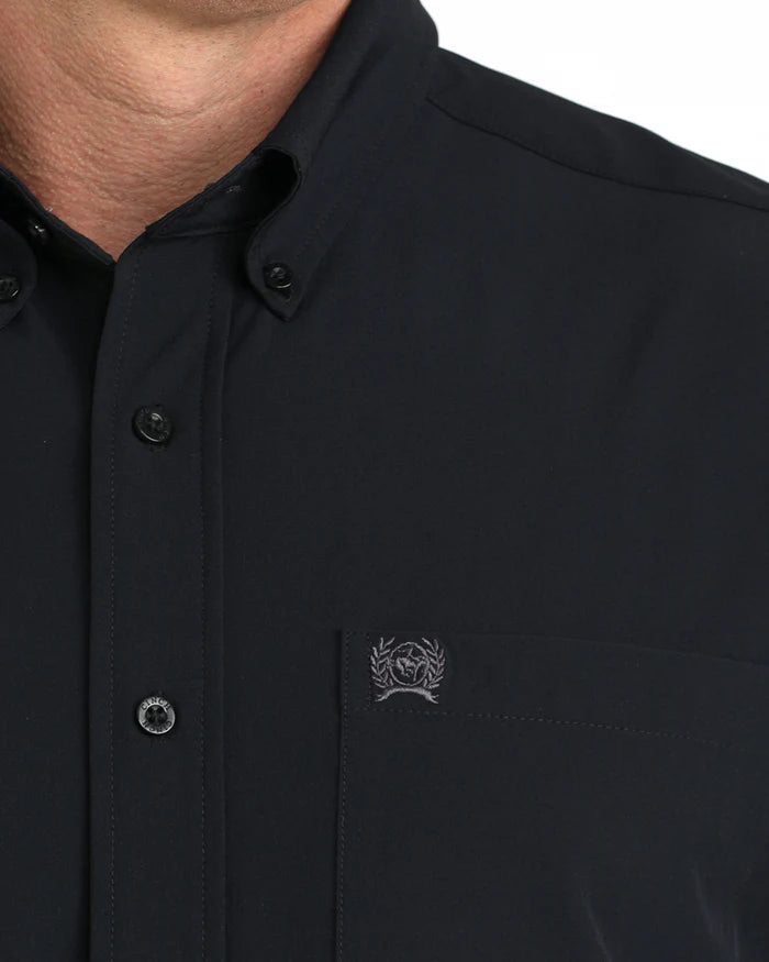 Cinch Men's Modern Fit Western Shirt Black