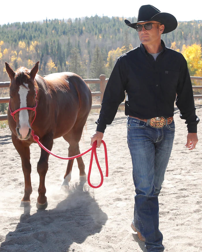 Cinch Men's Modern Fit Western Shirt Black