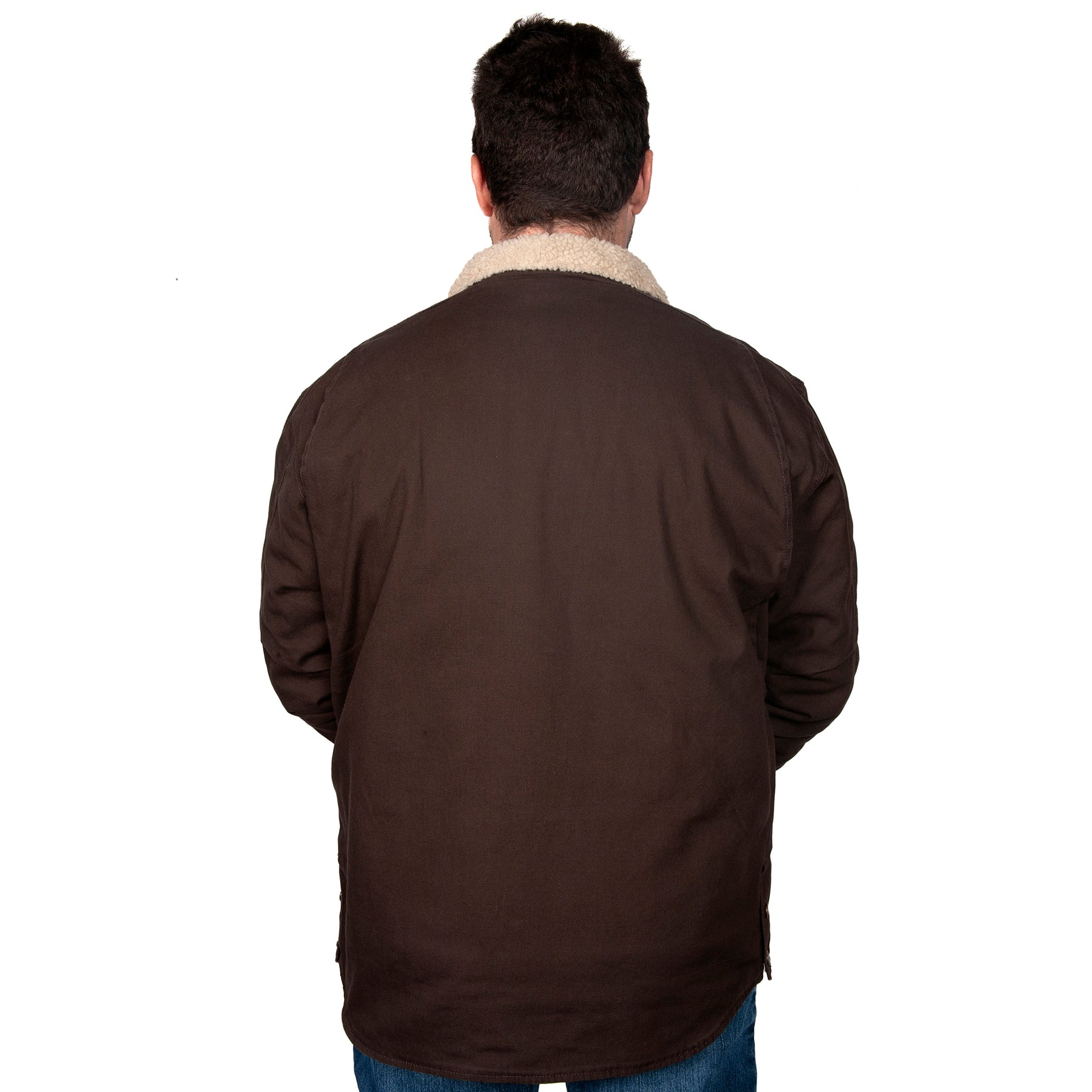 Just Country Diamantina Sherpa Jacket Chocolate
