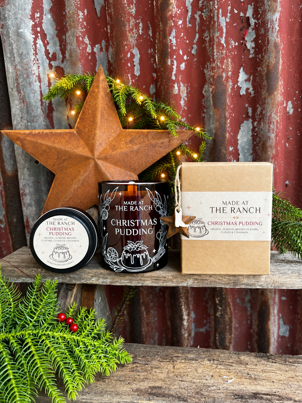 Made at the Ranch Christmas Candle