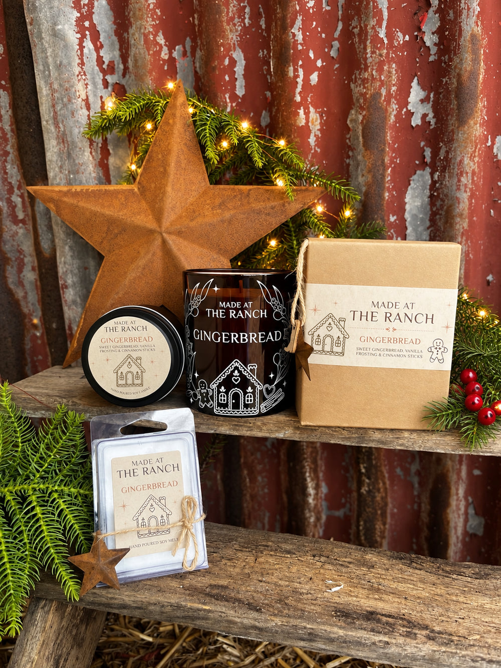 Made at the Ranch Christmas Candle
