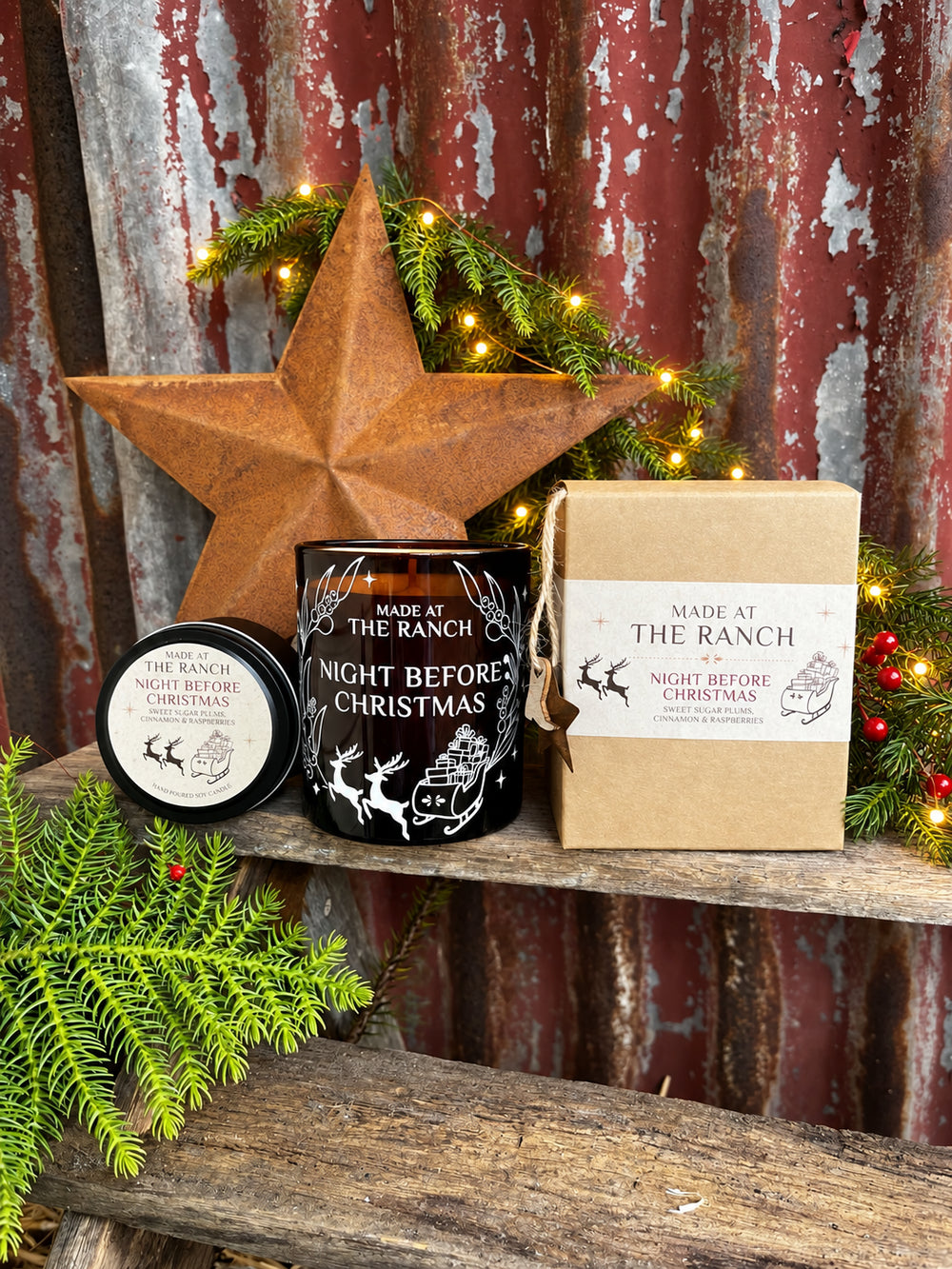 Made at the Ranch Christmas Candle