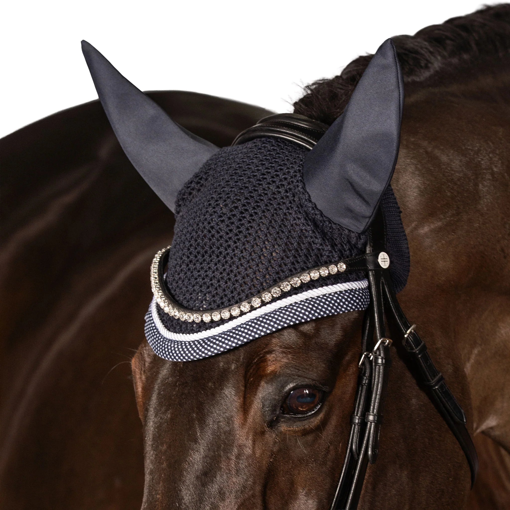 Lara Tweedie Mini Check Ear Bonnet