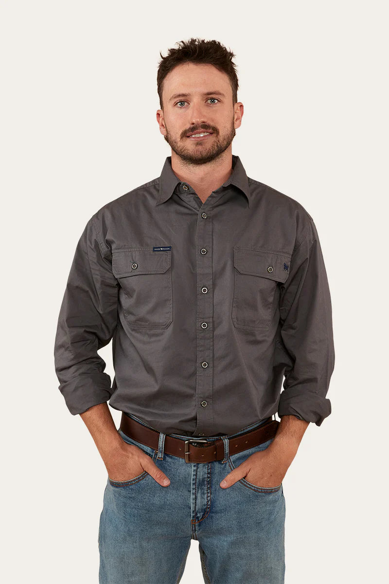 Ringers Western King River Mens Full Button Work Shirt - Magnum