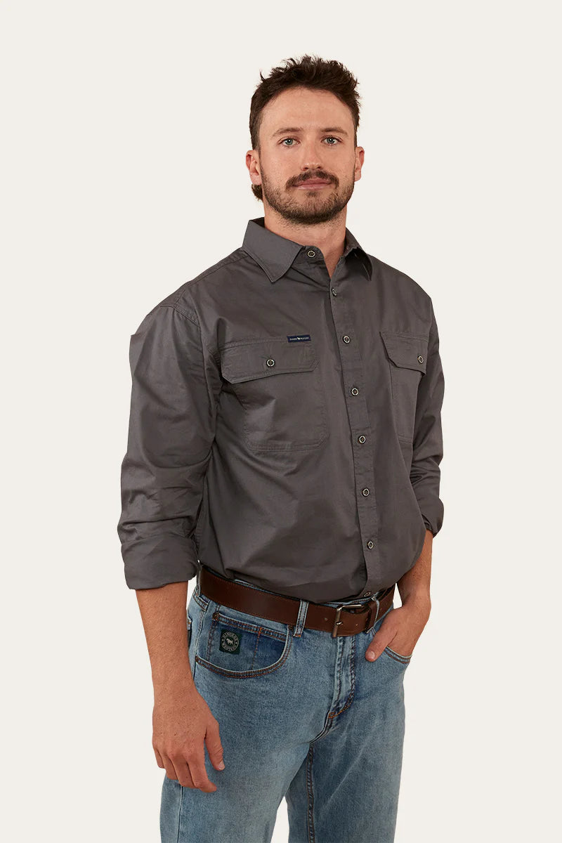 Ringers Western King River Mens Full Button Work Shirt - Magnum