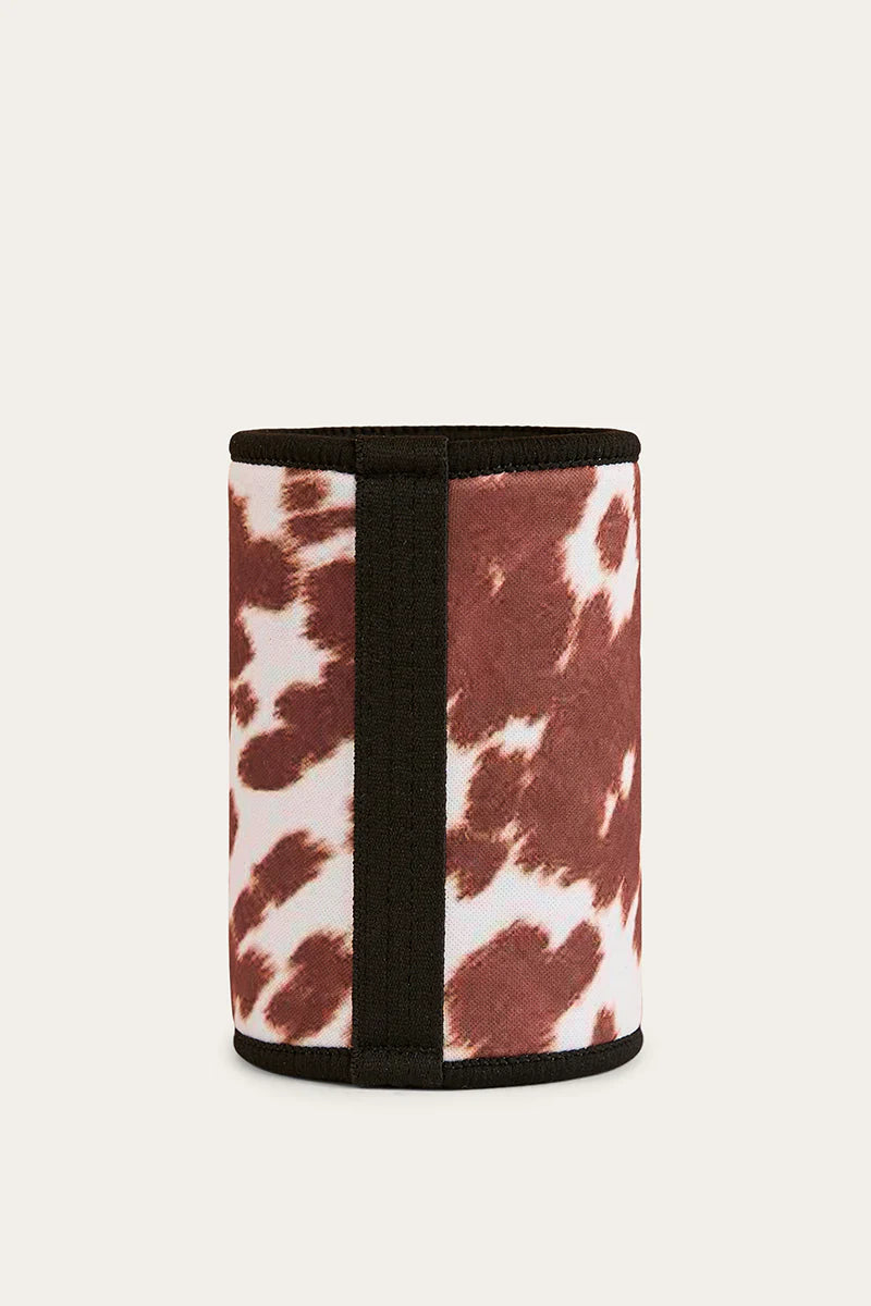 Ringers Western Daisy Stubby Cooler - White / Tan