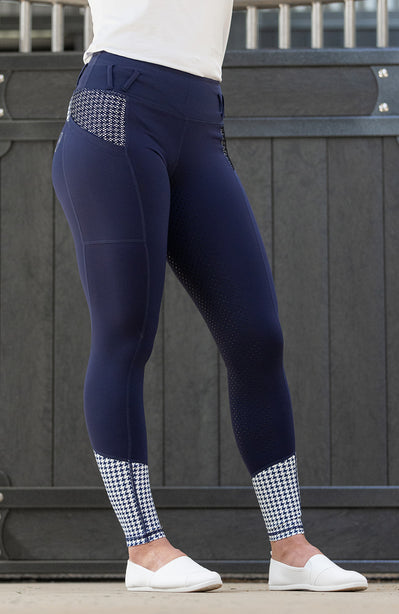 Bare Youth Performance Tights Houndstooth