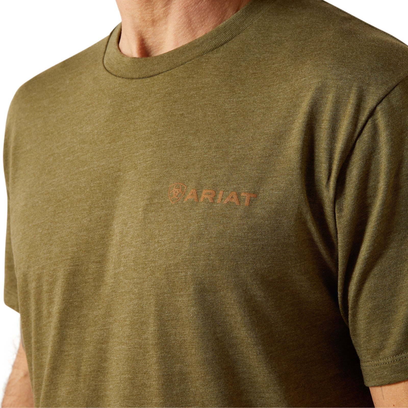 ARIAT Ropers Seal T-Shirt Miltary Heather