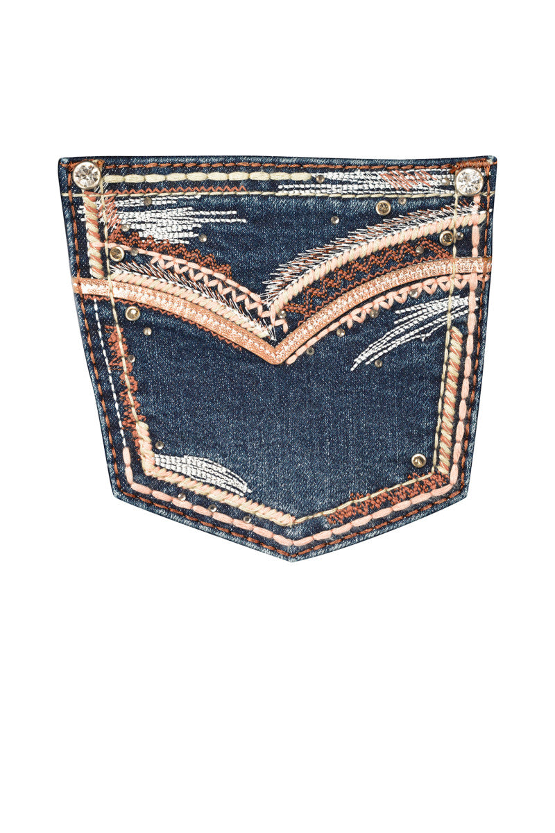 Pure Western Girls Emma Boot Cut Jean