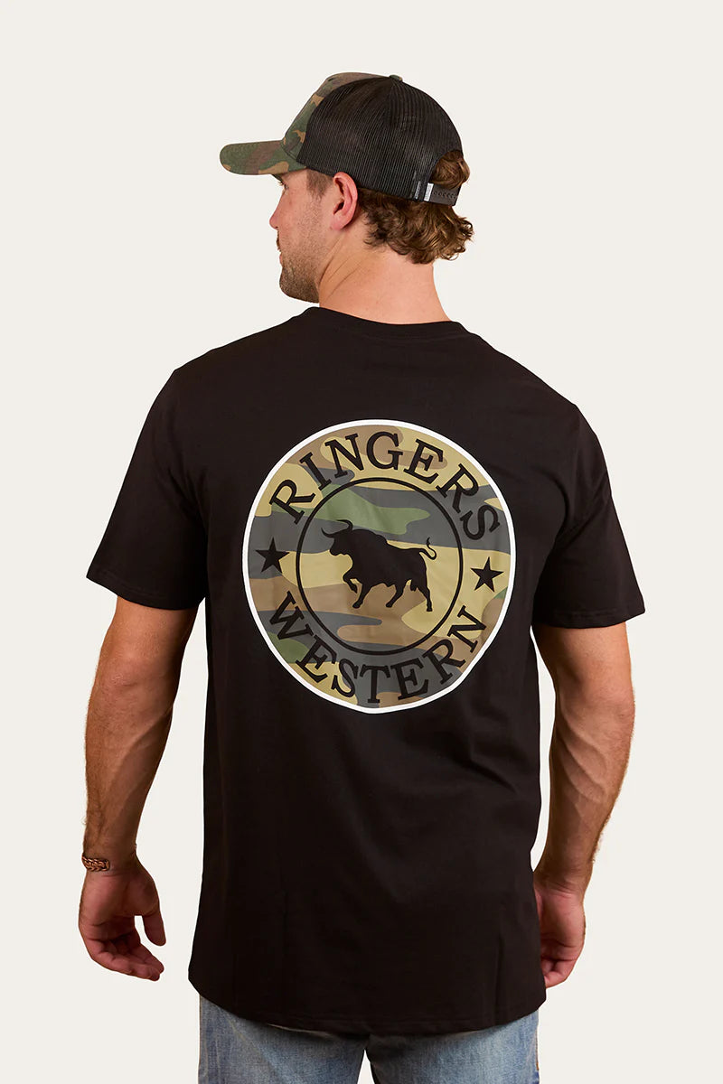 Ringers Western Signature Bull Mens Loose Fit T-Shirt