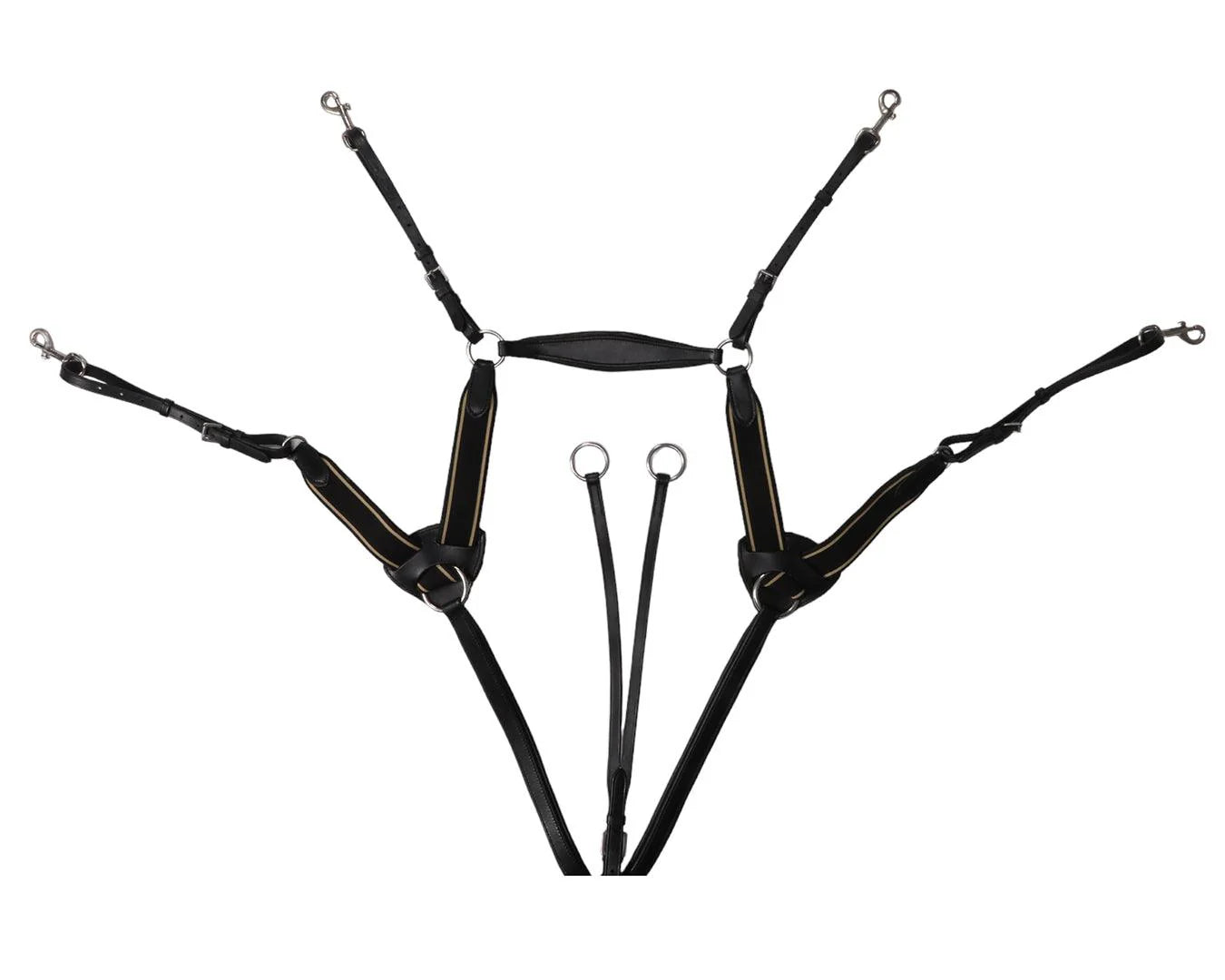 Jeremy & Lord 5 Point Elastic Breastplate