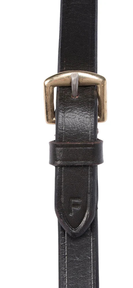 Jeremy & Lord Grip Leather Reins with Brass Full