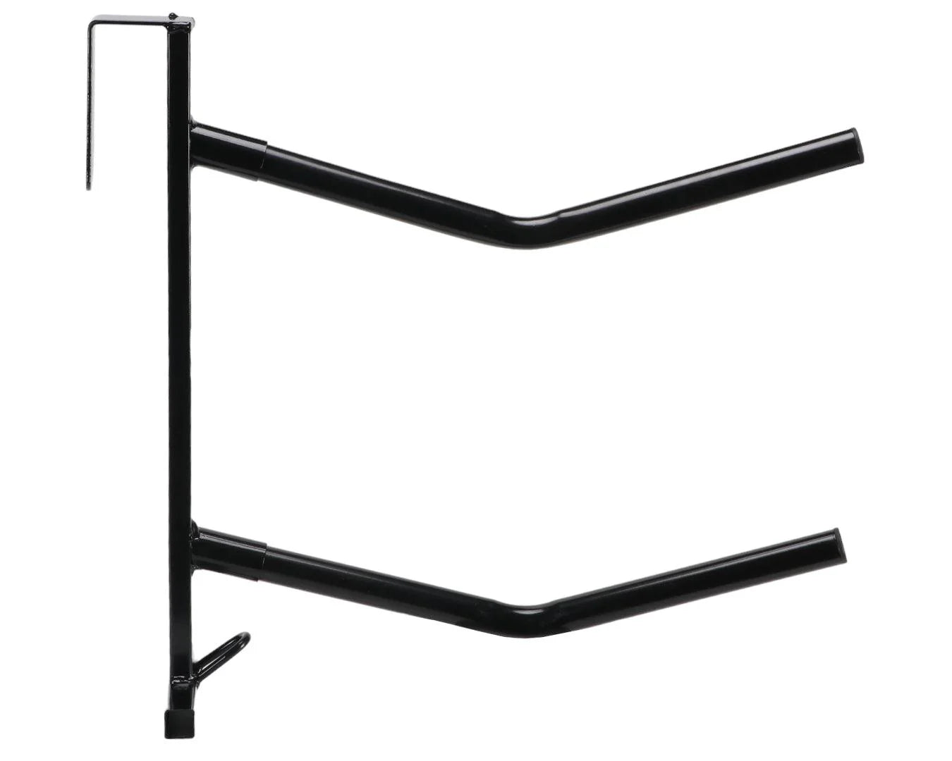 Two Prong Saddle Rack Black