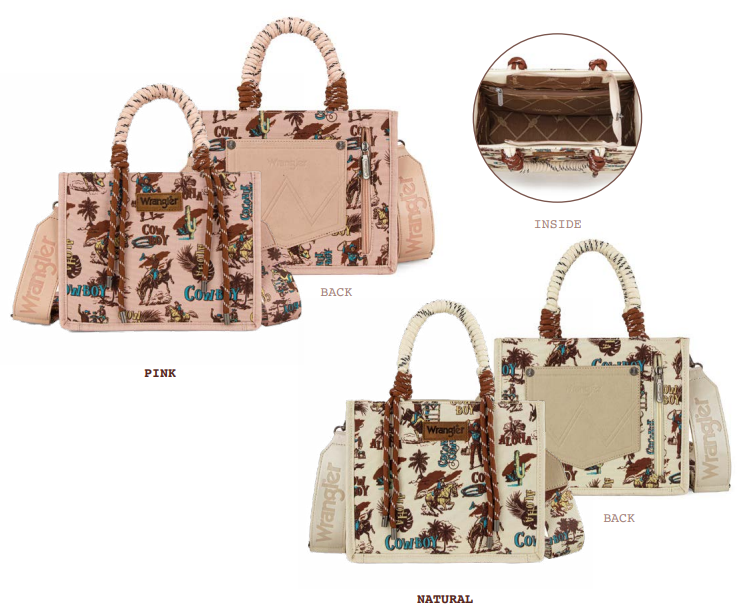 Wrangler Rodeo Print Crossbody Bag