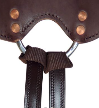Tanami Loop On Girth Points Brown - Length: 53cm