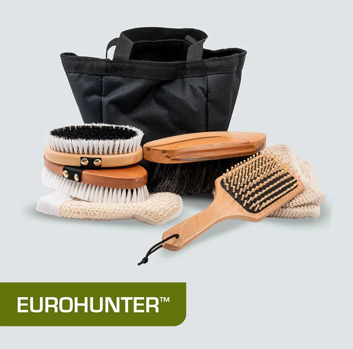 Eurohunter Wooden Grooming Tools And Tote
