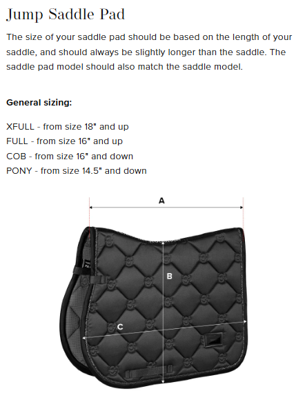 Equestrian Stockholm Jump Saddle Pad Anemone