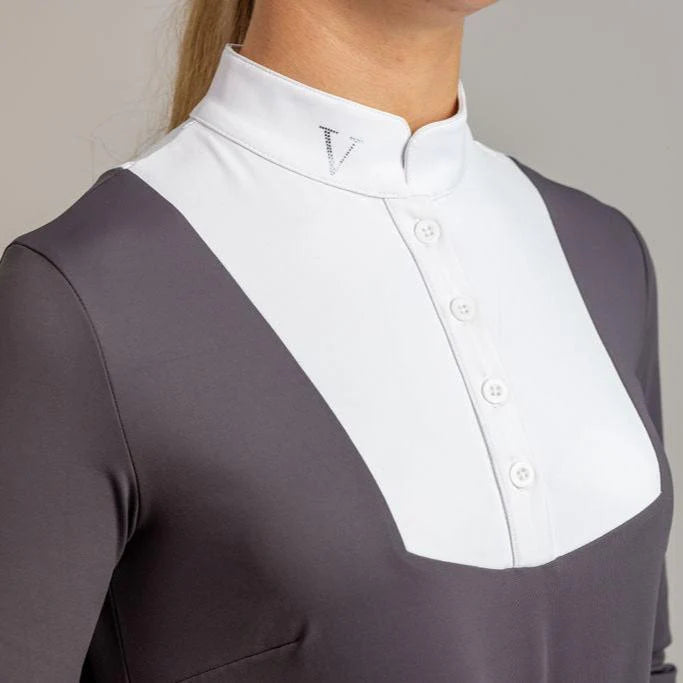 Victus Prestige Long Sleeve Show Shirt - Grey