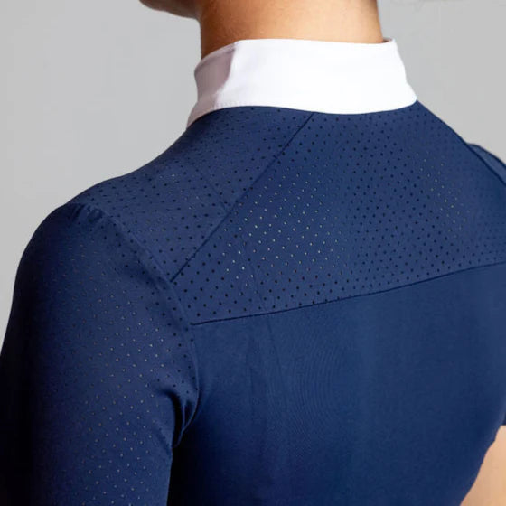 Victus Timeless Long Sleeve Show Shirt - Navy