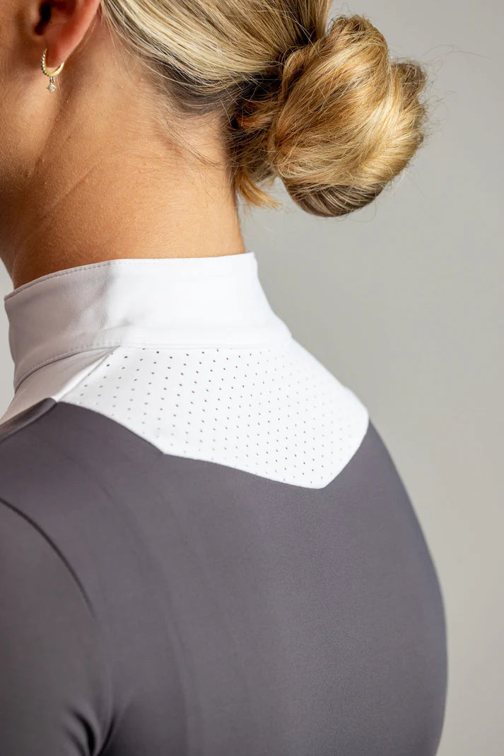 Victus Prestige Long Sleeve Show Shirt - Grey