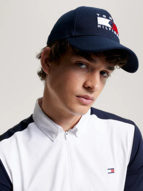 Tommy Hilfiger Water Repellent Flag Logo Cap