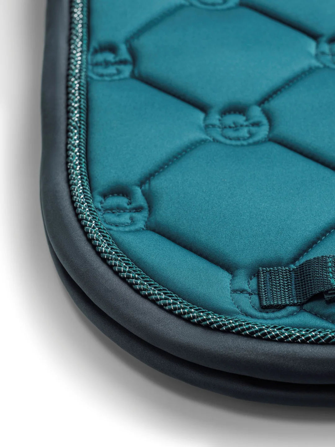 Equestrian Stockholm Dressage Saddle Pad Teal Blue