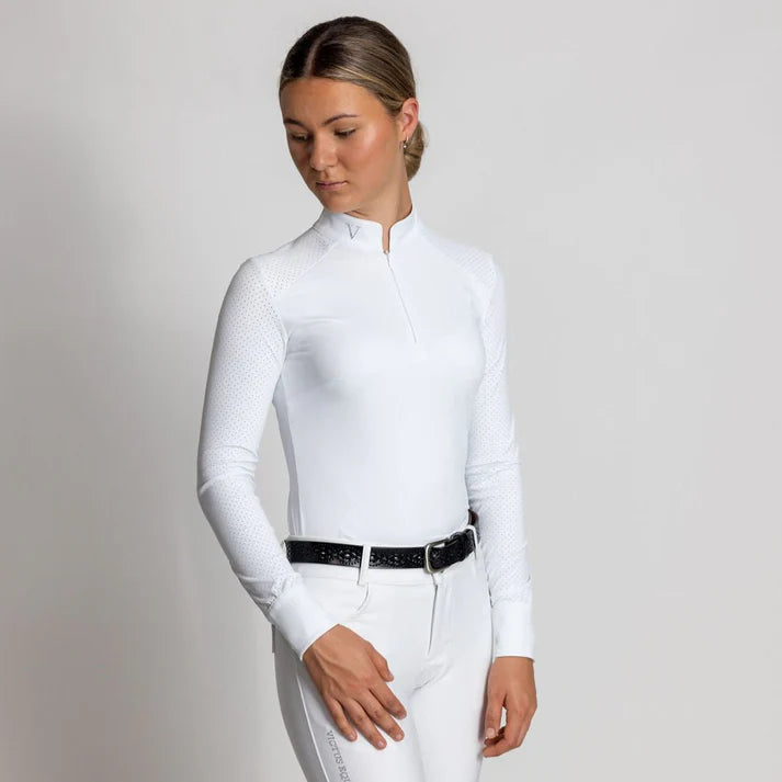 Victus Timeless Long Sleeve Show Shirt - White