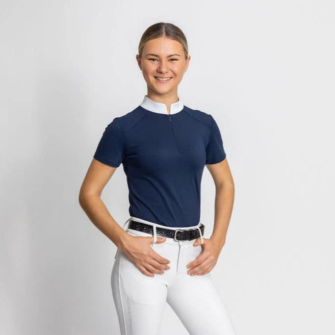 Victus Timeless Short Sleeve Show Shirt - Navy