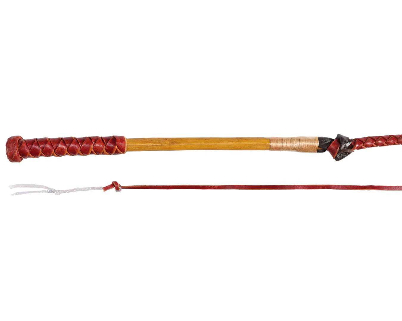 Stockmaster Redhide Stockwhip 7' x 4 Plait