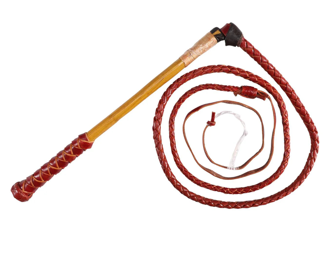 Stockmaster Redhide Stockwhip 7' x 4 Plait