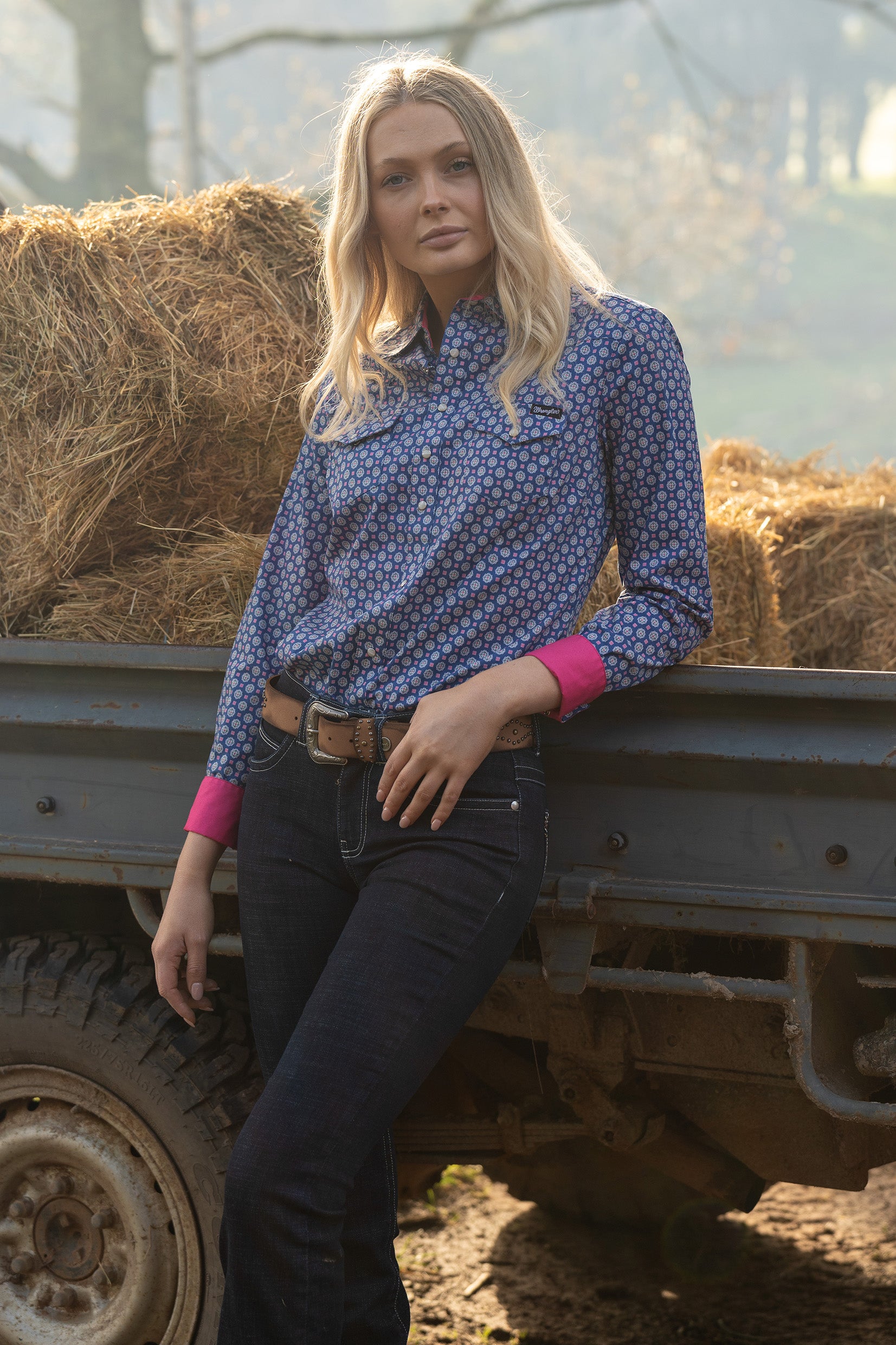 Wrangler Women's Karla LS Western Shirt