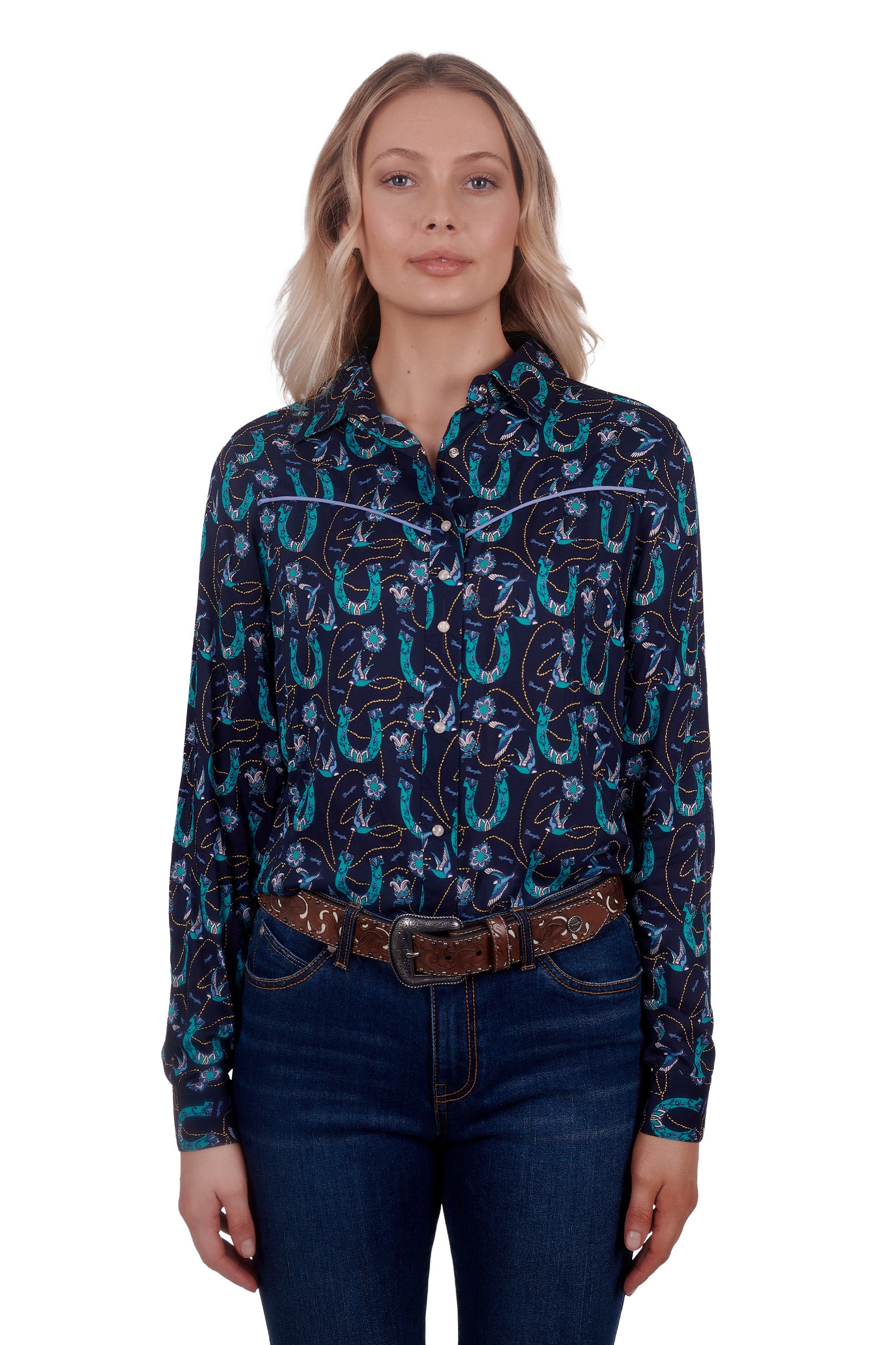 Wrangler Women's Patria LS Western Shirt