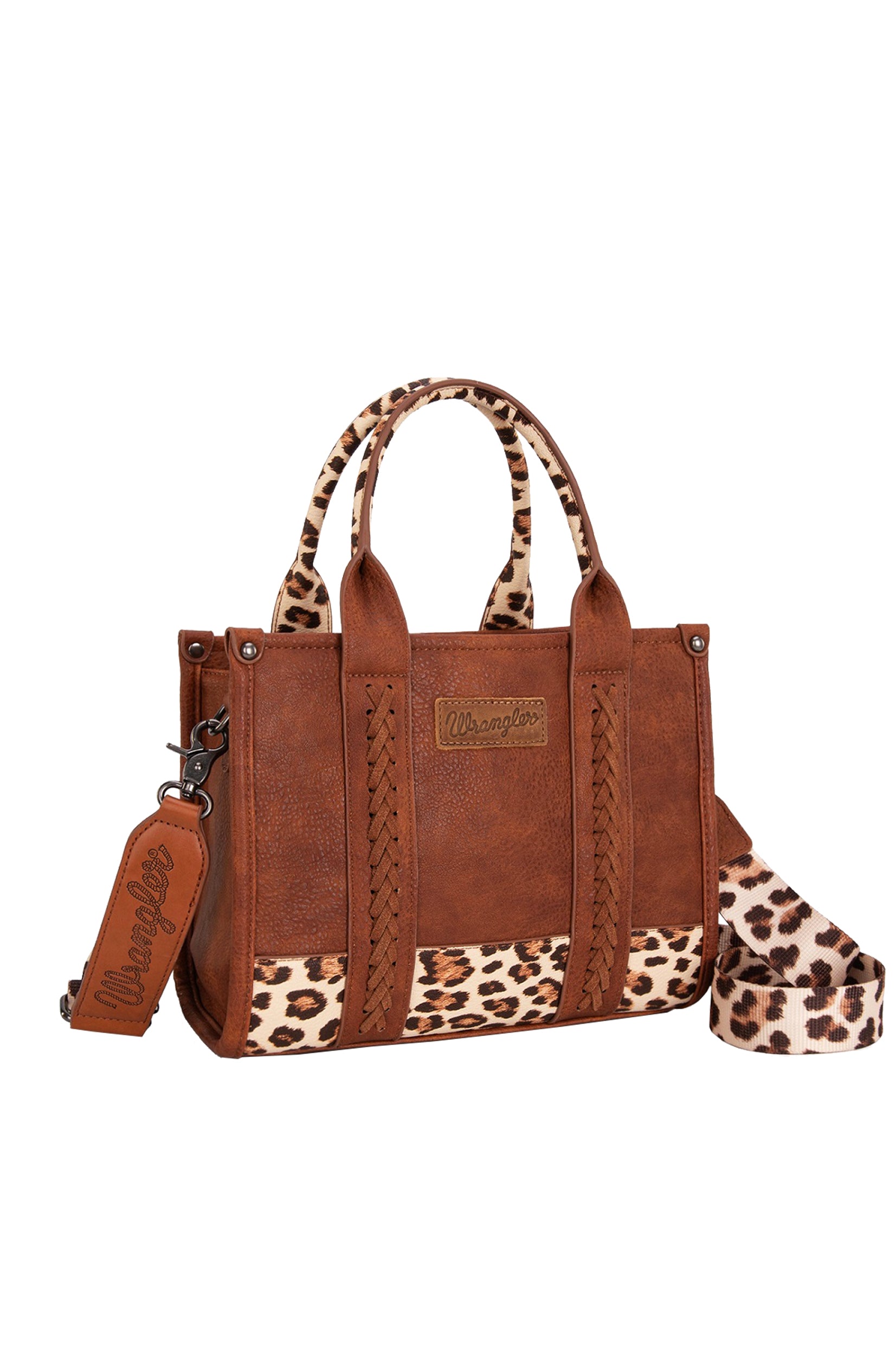 Wrangler Leopard Print Crossbody Bag