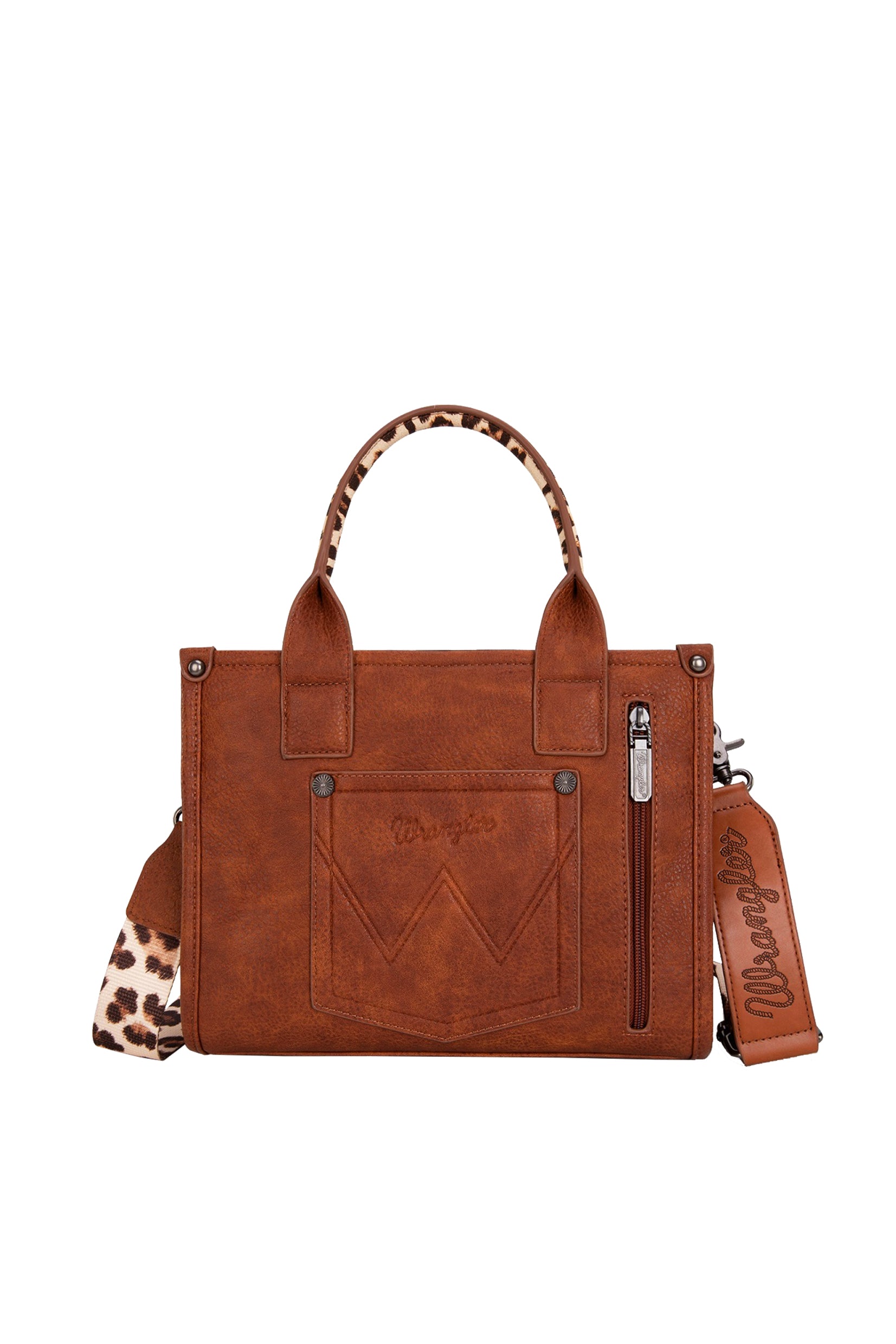 Wrangler Leopard Print Crossbody Bag