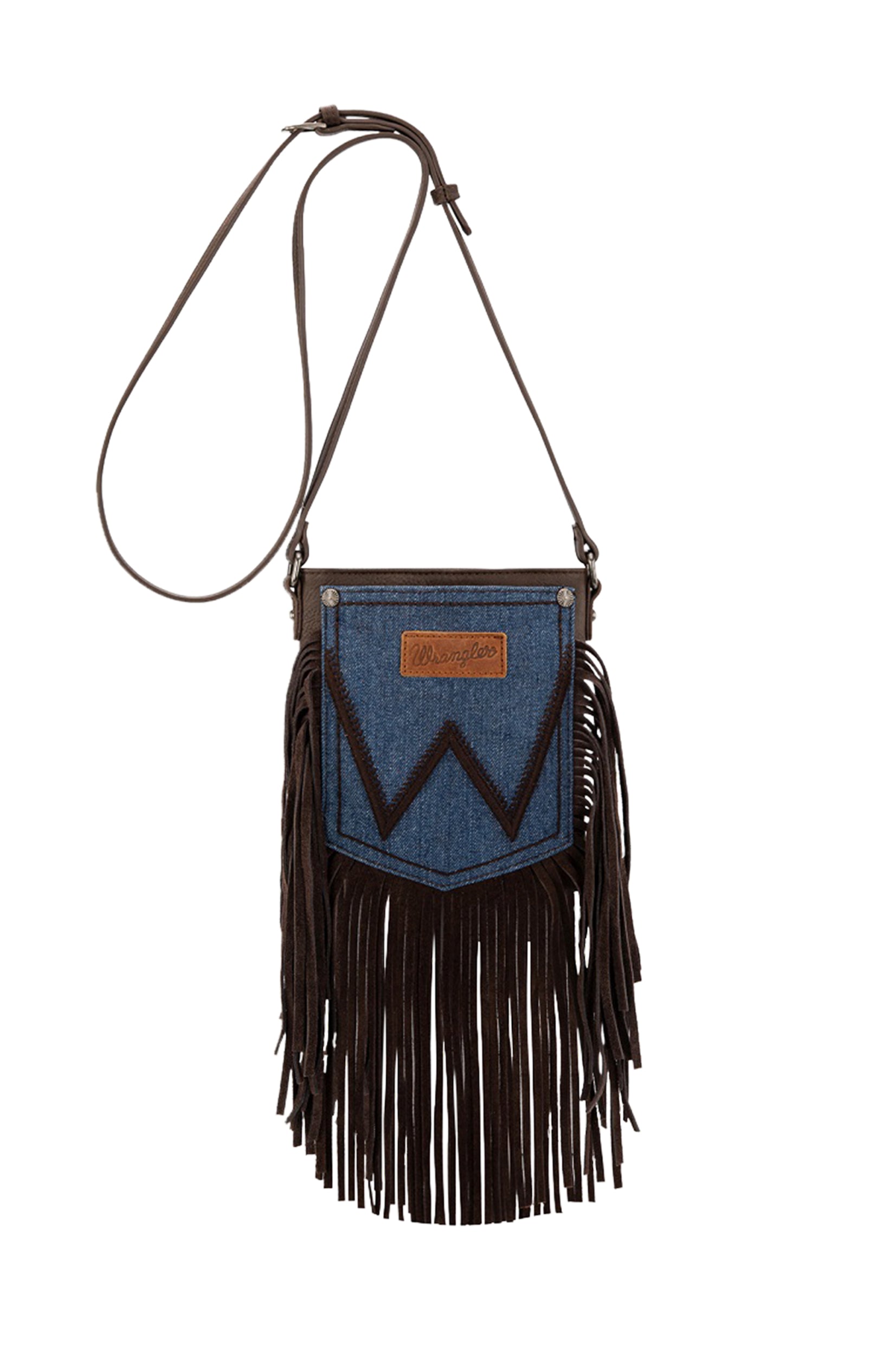 Wrangler Denim Pocket Fringe Bag