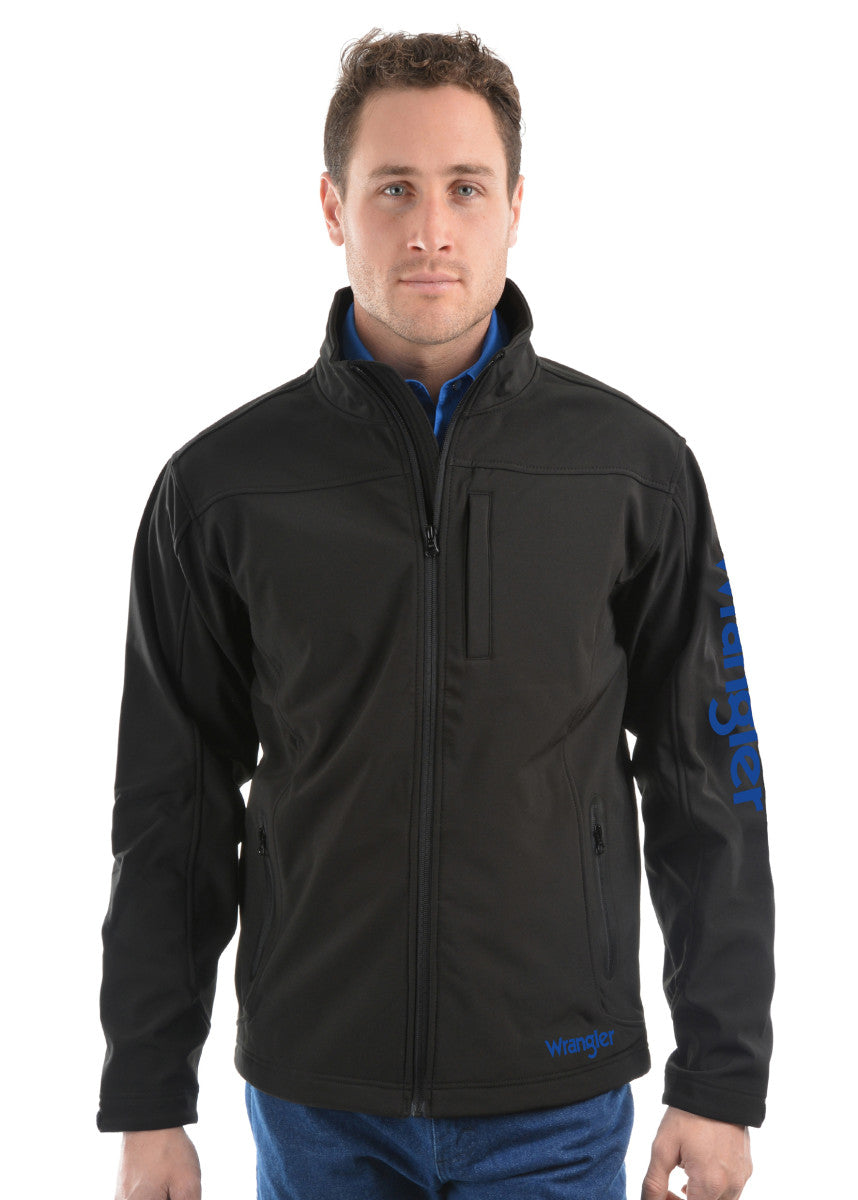 Wrangler Men's Logo Soft Shell Jacket
