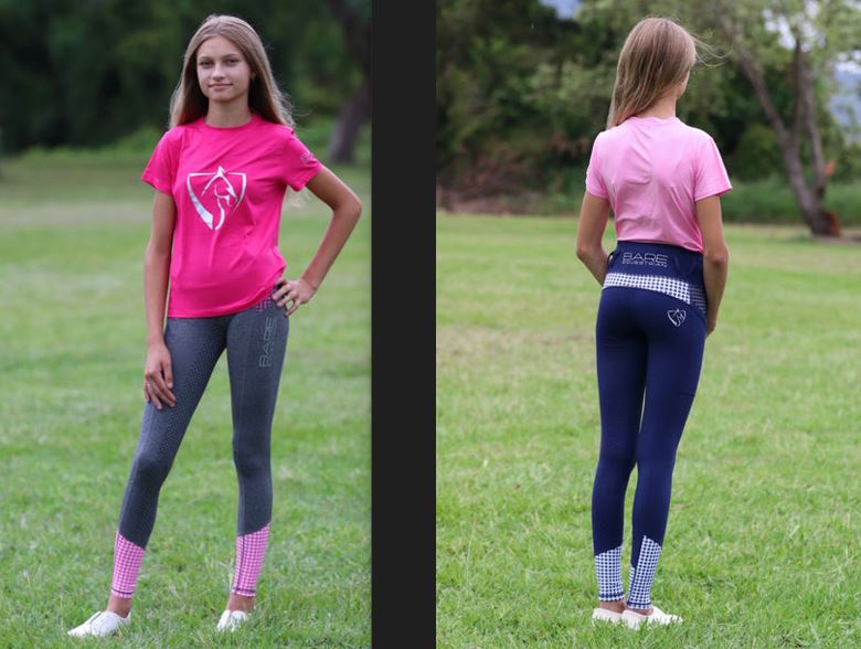 Bare Youth Performance Tights Houndstooth