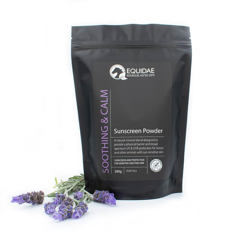 Equidae Soothing & Calm Horse Sunscreen Powder 100g + Brush