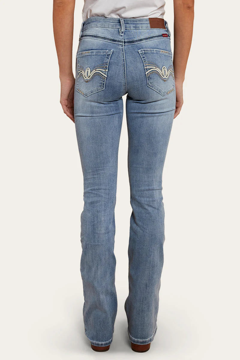 Ringers Western Caroline Rodeo Women's Mid Rise Bootleg Jean