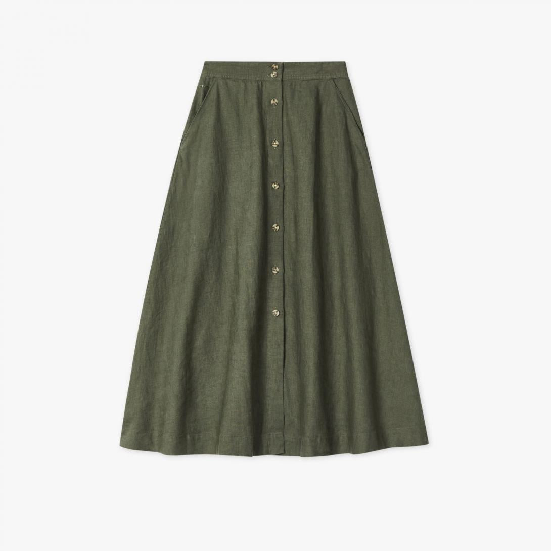 RM Williams Eva Skirt Khaki Size 14