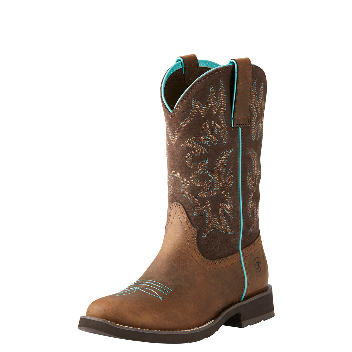 Ariat Women's Delilah Round Toe Distress Brown