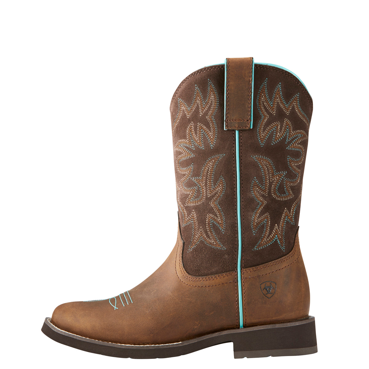 Ariat Women's Delilah Round Toe Distress Brown